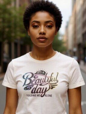 HOT TOPIC BLACK MATTER Leave Me Alone Tee M L Humor Graphic Introvert Goth